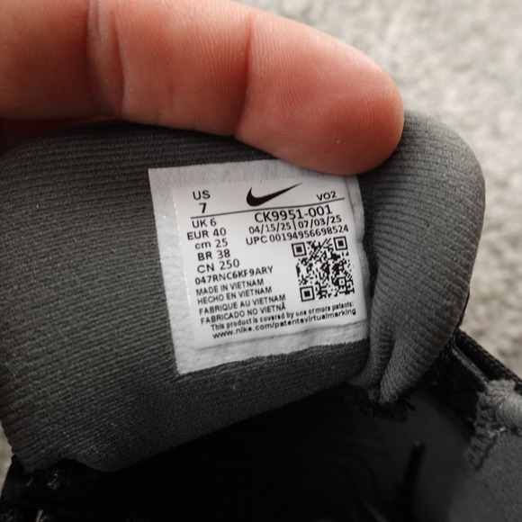 NEW Nike Boots Mens 7 React SFB Carbon Black‎ Combat Military Shoes CK9951-001 main image 6